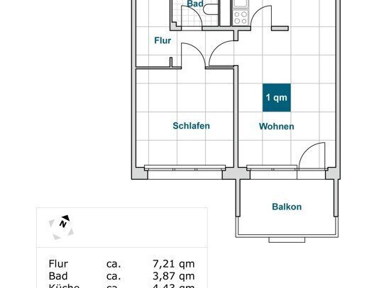 3 Zimmer-Wohnung mit Balkon und Aufzug! Ab September 2024!