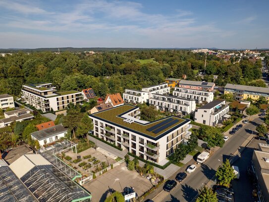 Direkt am Marienbergpark, smarter Grundriss, Süd-Balkon, 2 Bäder, TG + Lift, KfW 40 EE