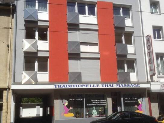 RUHIGE, HELLE SINGLE-Wohnung! 1-ZKB in energetisch saniertem Haus, FFM-Niederrad, Bruchfeldstr. 74
