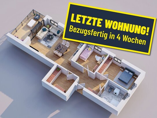 ** NEUBAU * Moderne Etagenwohnung mit Balkon in Vilshofen