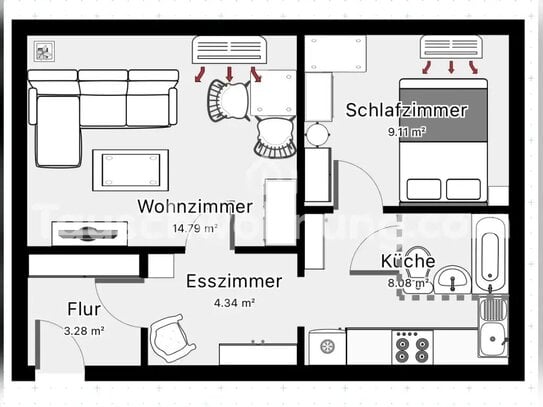 [TAUSCHWOHNUNG] Stuttgart 2ZKB, im Grünen, 7min zu A8+Airport/ Suche München