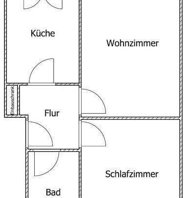 Tolle 2-Zimmer-Wohnung mit neuem Bad und Balkon