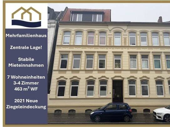 Gute Rendite und unkompliziert: Gepflegtes Mehrfamilienhaus in zentraler Lage von Wilhelmshaven