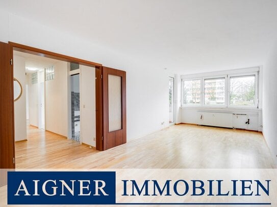 AIGNER - Sehr gut geschnittene 3-Zimmer Wohnung mit Balkon in Unterhaching!