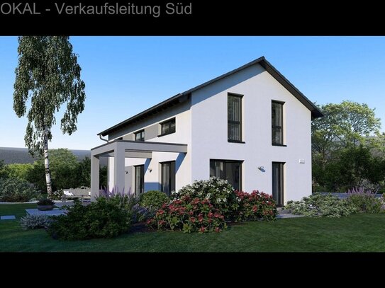 ab 499.000 Euro !! freistehendes OKAL Design 05 (KFW 55) inkl. Grundstück in Römerstein