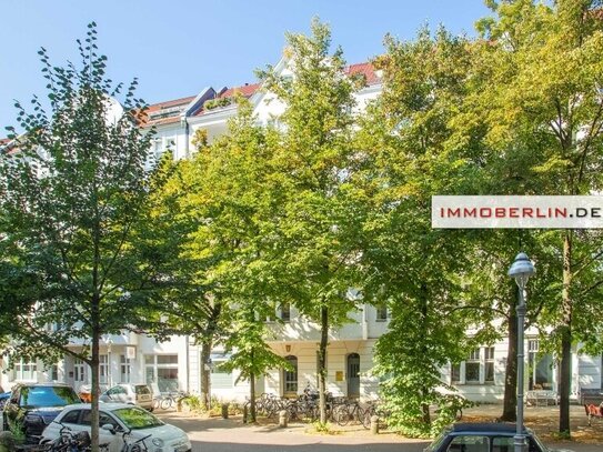 IMMOBERLIN.DE - Top-Citylage: Sehr schöne Altbauwohnung mit toller Erdgeschossterrasse