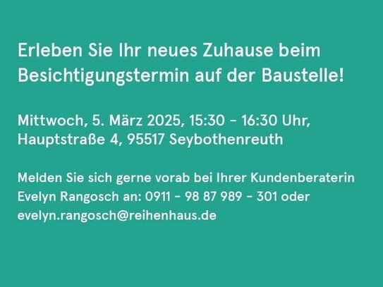 Ihr Wohntraum in Seybothenreuth - Reihenmittelhaus mit 120 m² ab 296.990€