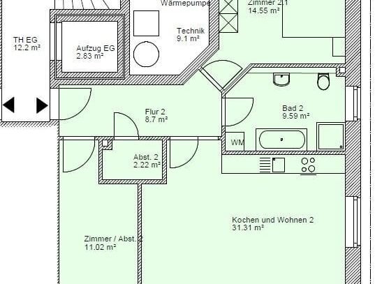 MODERNE ERDGESCHOSSWOHNUNG - RUHIG UND DOCH ZENTRAL