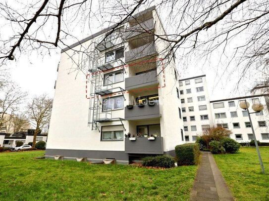 Gepflegte 2-Zimmer-Wohnung in ruhiger und dennoch zentraler Lage mit Balkon und EBK