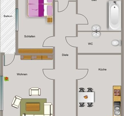 Demnächst frei! 2-Zimmer-Wohnung in Gelsenkirchen Rotthausen