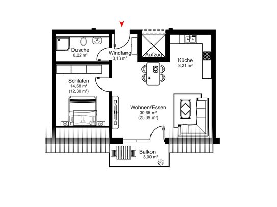 F&D | Scheffelstraße - Wohnung 8 - Haus 1