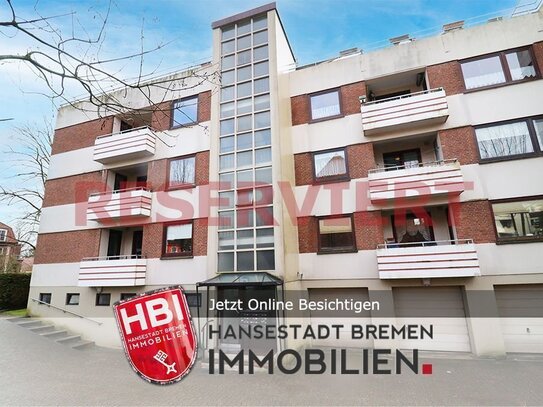 Reserviert // Woltmershausen / Gemütliche 3-Zimmer-Wohnung mit zwei Balkonen und Stellplatz