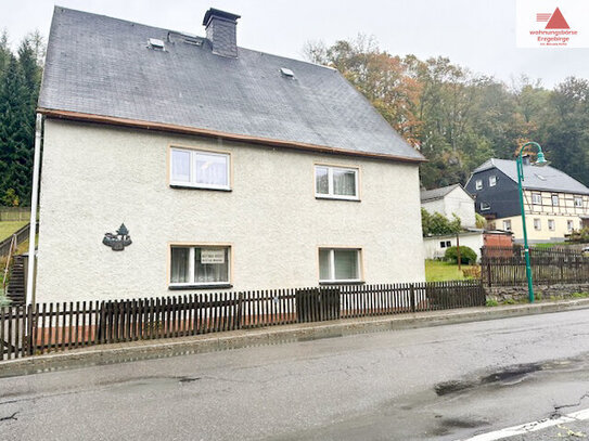 Haus zum Ausbau mit viel Platz und großem Grundstück - Jöhstadt Ortsteil Steinbach im Erzgebirge