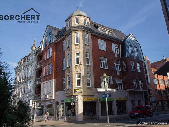 Elmshorn! 2-Zimmer-Wohnung in direkter City-Lage mit großem Sonnenbalkon