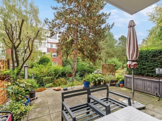 Sofort bezugsfrei: 3-Zimmer-Wohnung mit Terrasse und Garten in Berlin-Nikolassee