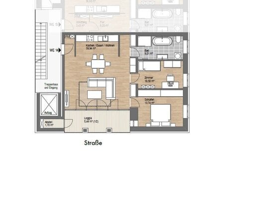 Stilvoller Neubau mit nur 7 WE - Verkauf Eigentumswohnung mit 3 Zi + großer Loggia in Eutritzsch