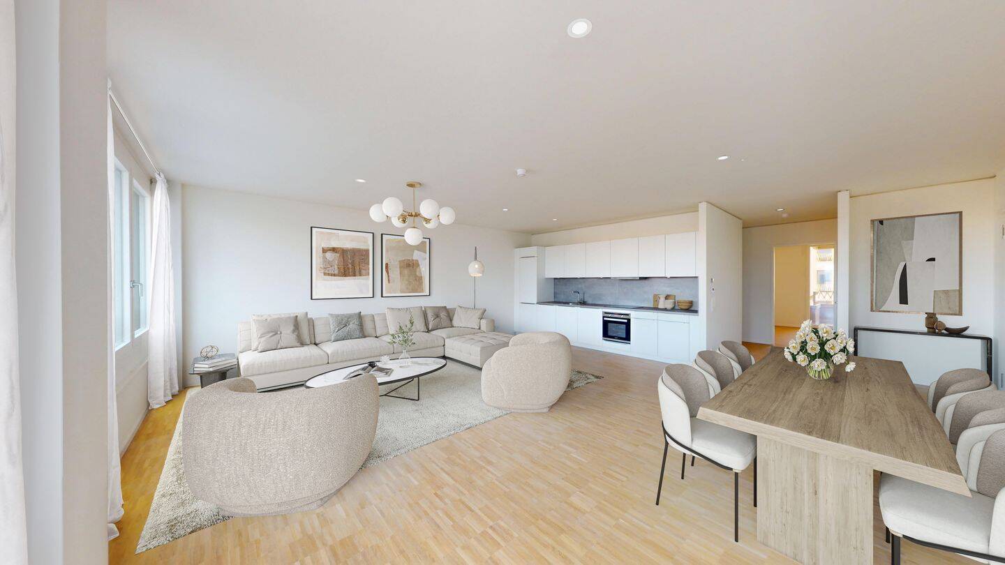 Bright and Stylish - Modernes 2-Zimmer-Apartment mit Loggia im Crown II - Photo 1