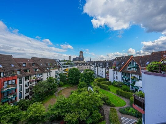 2-Zimmer-Wohnung im Herzen von Köln mit außergewöhnlichem Grundriss und herrlichem Ausblick