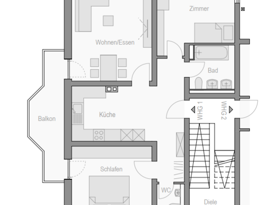 3-Raum-Wohnung - Bezugsfrei ab 15.09.2024