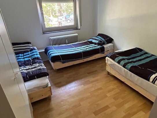 3-Zimmerwohnung mit 3x TV, Wlan, Küche, Dusche/Wc, Balkon, Waschmaschine und Trockner