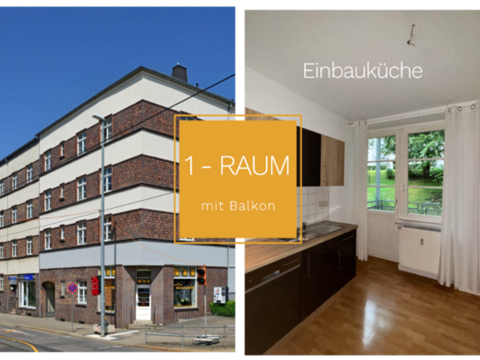 3Charmante 1-Zimmer-Wohnung in Lage zentraler Lage mit Einbauküche und Balkon