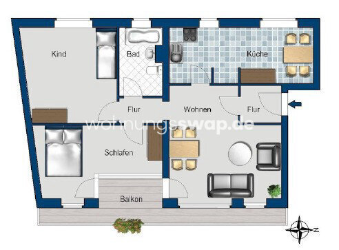 Wohnungsswap - Rigaer Straße