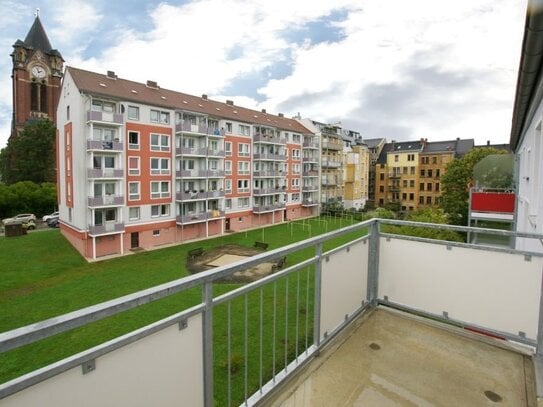 Nette 2-Raum-Wohnung mit Balkon in Zentrumsnähe