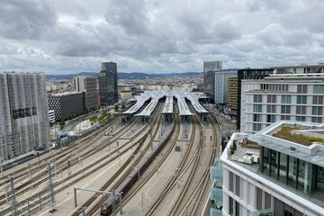 Blick vom Balkon