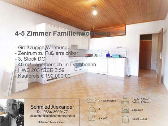 4-5 Zimmer Familienwohnung