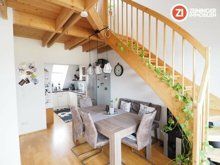 Herrliche 2 ZI-Maisonette Wohnung in Urfahr mit Balkon und Küche - unbefristetes Mietverhältnis
