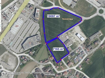 2 Grundstücke Gewerbebauerwartungsland MB und B am Westring Wels