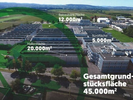 Wir entwickeln Ihr Wunschprojekt auf 12.000 m2 Betriebsbaugrund Details auf Anfrage