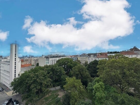 WIEN (Nähe Laaer Wald): DACHGESCHOSS-EIGENTUMSWOHNUNG ca. 50 m2 Wohnfläche + Terrasse