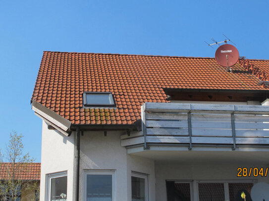 Frei zu 01.08.25 - 2 Zi-DG-Wohnung mit Dachterrasse im Leipziger Umland, Otterwisch