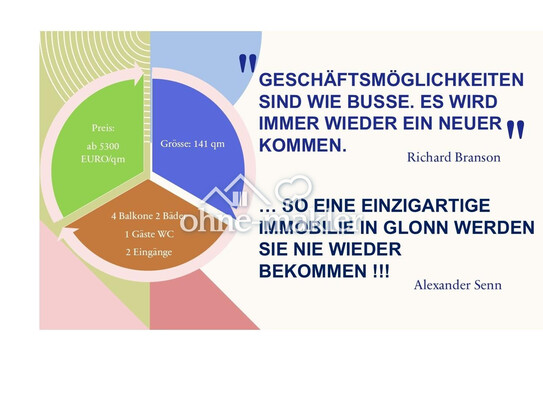 25.000 € sparen !!! Noch Provisionsfrei : 5-Zimmer-Wohnung mit 4 Balkonen auf 2 Ebenen