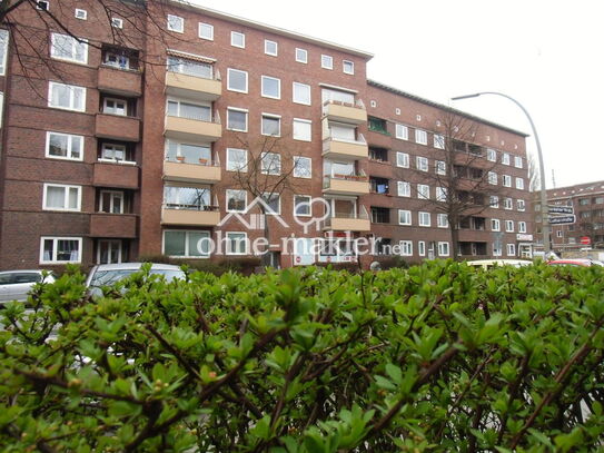 Sonnige 2 Zimmer mit Balkon in Barmbek-Süd - frei und ohne Maklercourtage