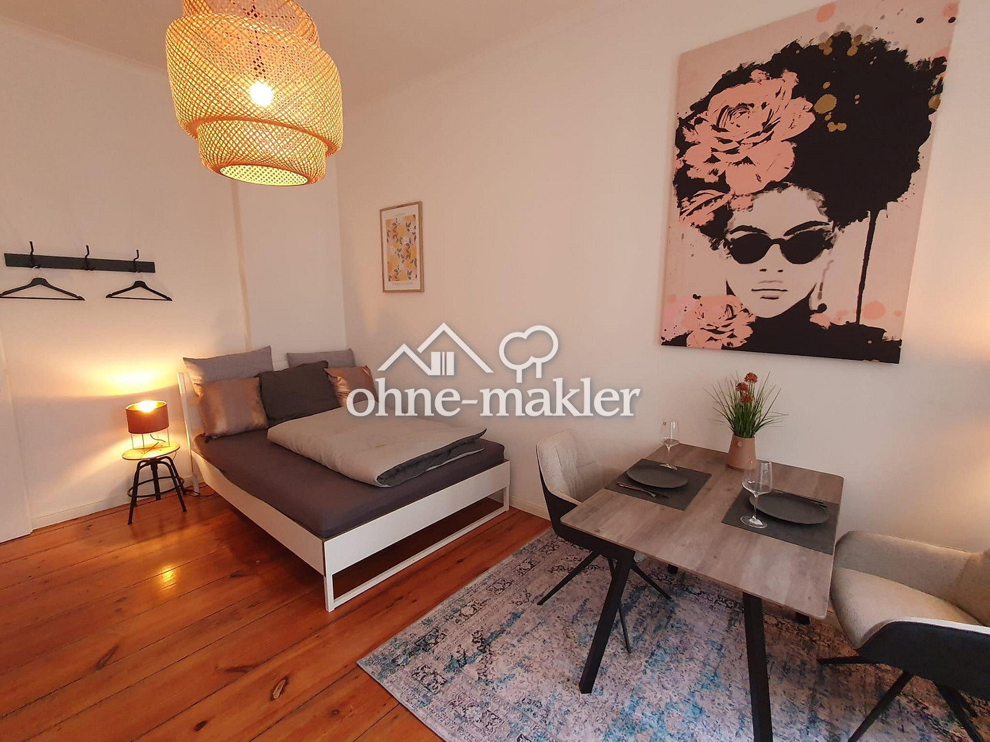 Bestlage, möblierte 1-Zimmer-Wohnung - Foto 1