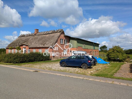 Resthof in Angeln mit gehobener Ausstattung, Wärmepumpe, Stallgebäude, Ausbaureserve, provisionsfrei