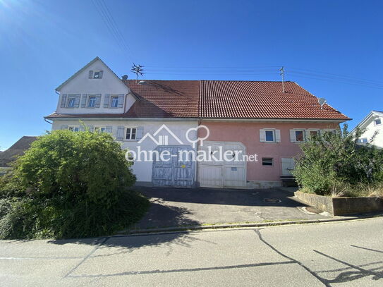 Zwei Bauernhäuser zum Preis von einem Bauernhaus - preiswertes 7-Raum-Farmhaus in Erlaheim