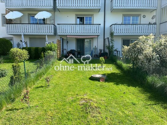 Provisionsfrei: sonniges 1-Zi.-Appartement mit Garten