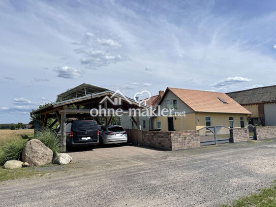 Einfamilienhaus mit großem Grundstück in ruhiger Lage in der Gemeinde Milower Land