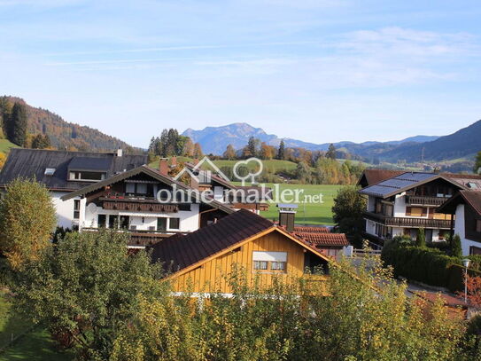 Traumhafte Wohnung in Oberstdorf mit herrlichem Blick für Eigennutzung oder Ferienvermietung