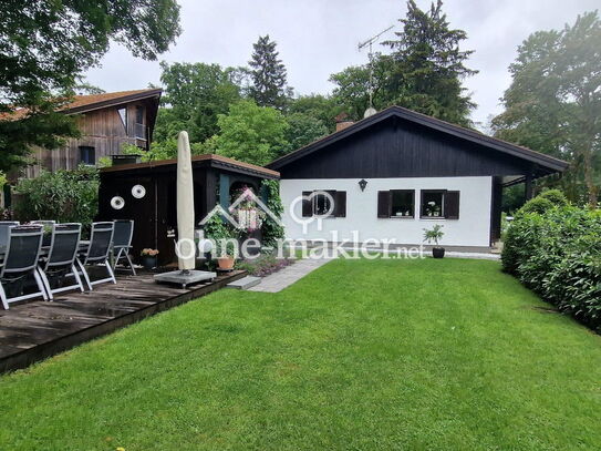 Traumhaftes Baugrundstück mit Bungalow am Wörthsee