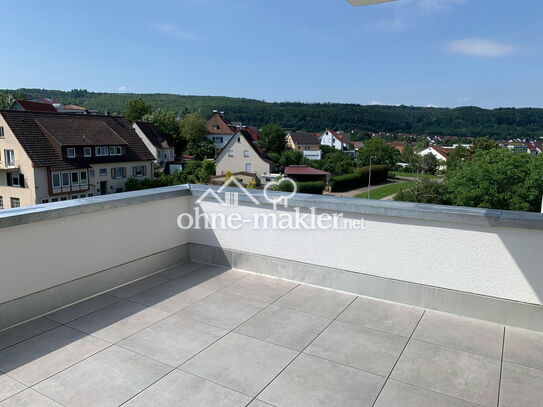 Erstbezug! Penthouse mit 2 Balkonen! 3,5-Zimmer-Wohnung Neubau in Lauchheim