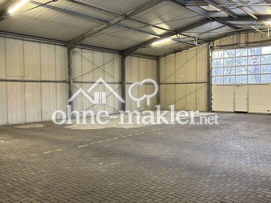 Lagerhalle 300 m² + ca.400m² Grundstück zu vermieten