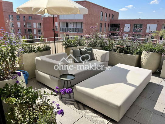 * Dachterassentraum - Morgen einziehen und wohlfühlen * Furnished Penthouse Dream