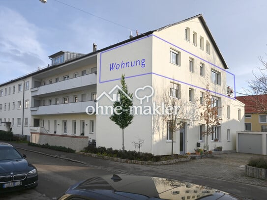 88 m² Werkswohnung Alt-Pfersee mit Großbalkon