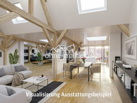Zum Erstbezug: Provisionsfreie Dachgeschosswohnung mit schönem Ausblick über Berlin