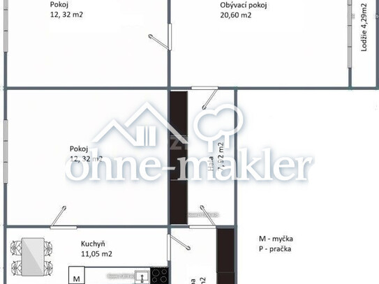 Prodej bytu 3+1 78 m²