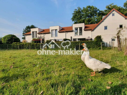 Stadtnah idyllisch gelegenes Reihenhaus mit eigenem Garten auf historischer Hofstelle